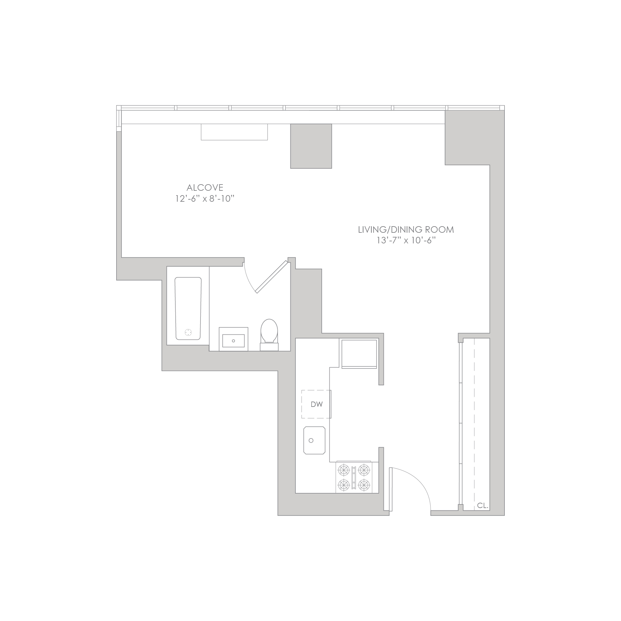 Floor plan layout diagram for N  8-20  EMP GRM GRW SH
